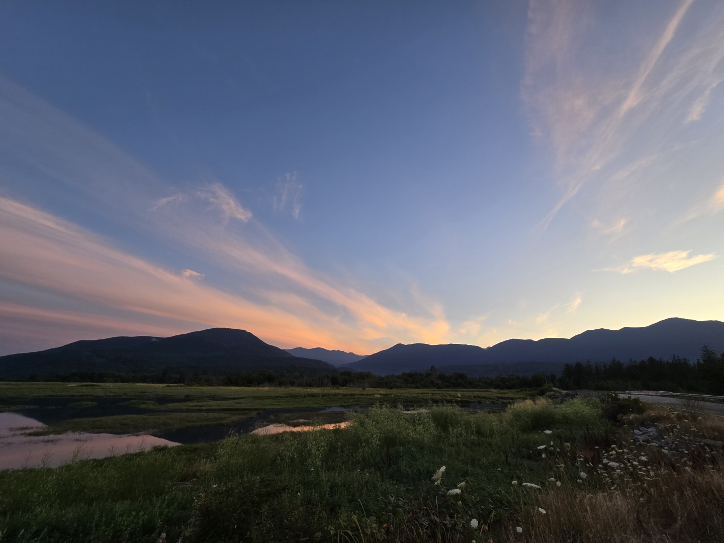 Olympic Mountains above Hood Canal